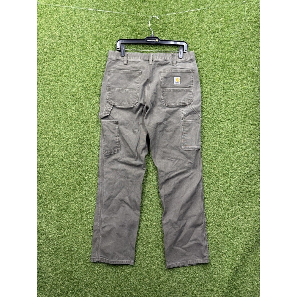 Carhartt Jeans Mens 34x32 Relaxed Fit Canvas Relaxed Fit Workwear BN3279-M